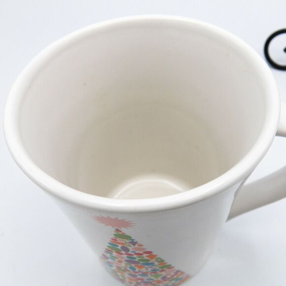 Bright Tree Christmas Coffee Mug Tall Latte Signature Housewares Room Creative - Picture 7 of 10